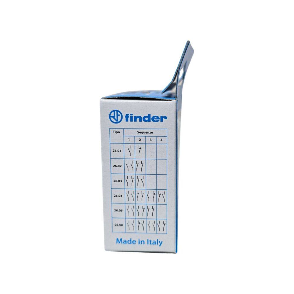 Releu electromagnetic Finder seria 26, 230V AC, pentru șină DIN