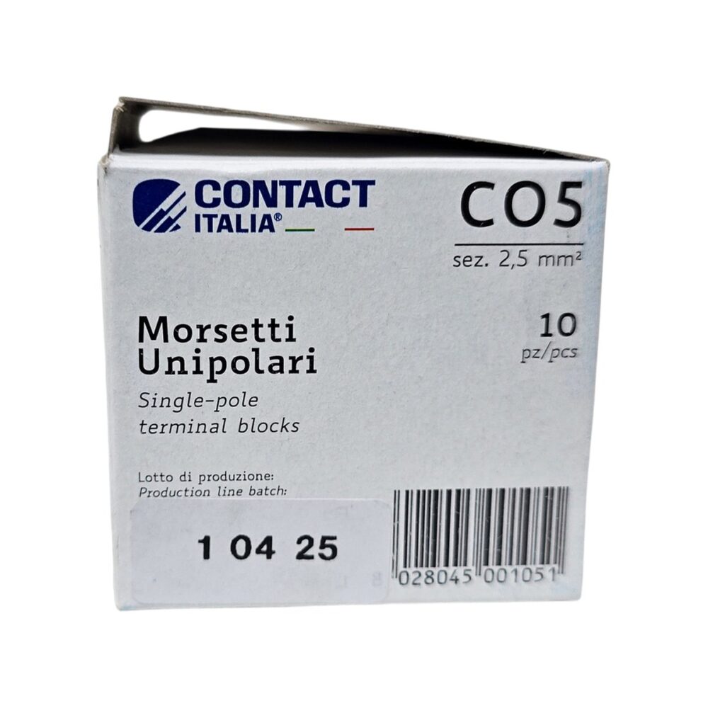 Cleme de conexiune unipolare CONTACT ITALIA Morsetti CO5, 2.5 mm²