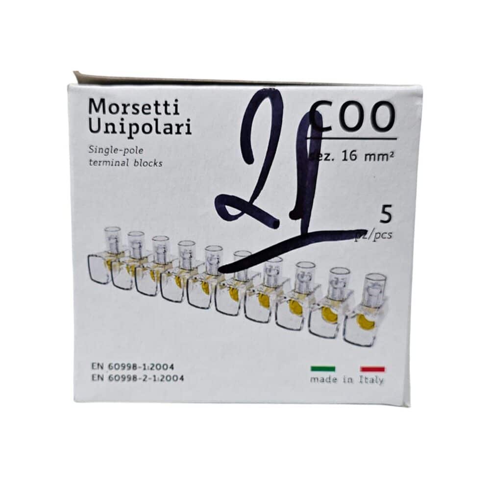 Morsete unipolare CONTACT ITALIA C00 pentru conexiuni electrice sigure