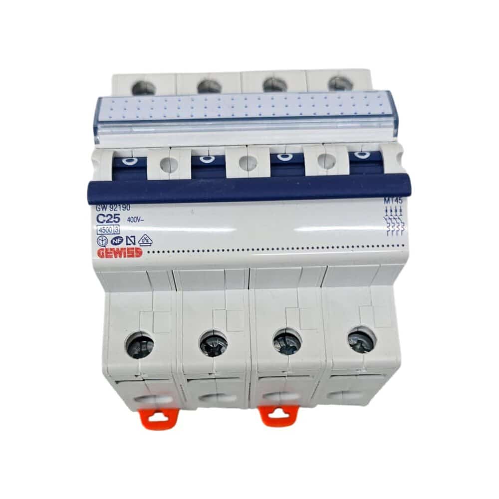 Întrerupător automat GEWISS 90 MT.4.5, 4 poli, pentru protecție electrică
