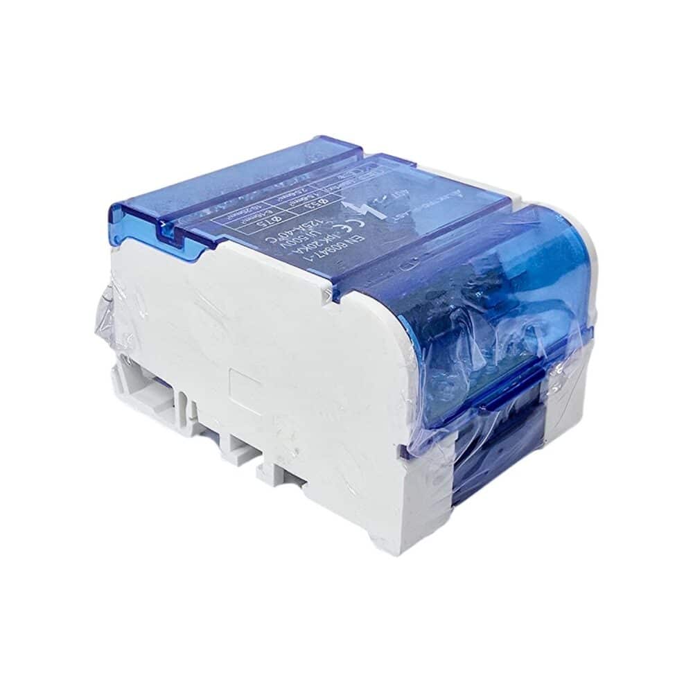 Elektro-Plast cutie de conexiuni seria 407, portocalie și albastră