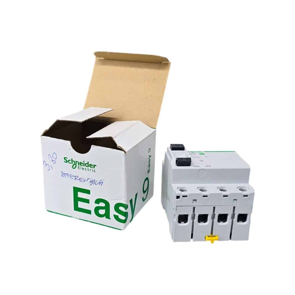 Schneider Electric întrerupător automat diferențial Easy 9, 4P, 63A