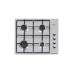 Plită încorporabilă pe gaz Nobeltek NHBG 6400IX, 4 arzătoare, Inox