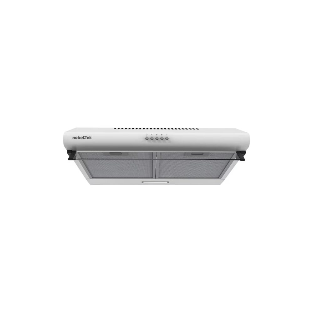Hotă clasică Nobeltek NHOCL60F49W, 60 cm, 3 trepte de viteză, Albă - imagine 1
