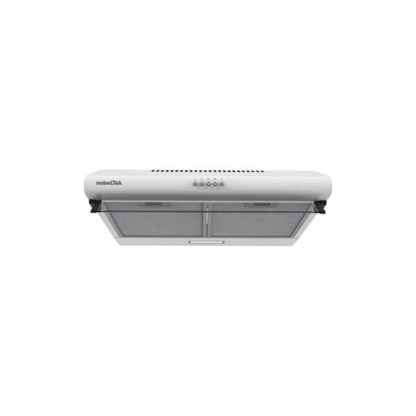 Hotă clasică Nobeltek NHOCL60F49W, 60 cm, 3 trepte de viteză, Albă - imagine 1