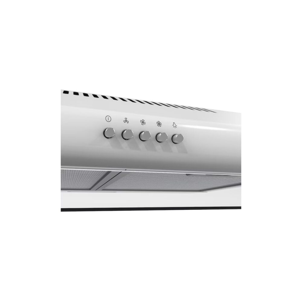 Hotă clasică Nobeltek NHOCL60F49W, 60 cm, 3 trepte de viteză, Albă - imagine 3