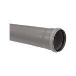 Țeavă PVC pentru canalizare interioară Ø 110 mm, lungime 4 m, gri