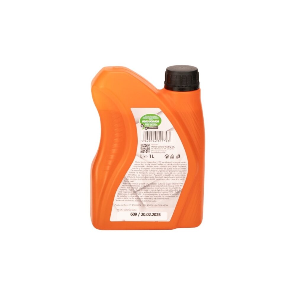 Ulei pentru ungere lanț drujbă Evotools L100, 1 litru - imagine 2