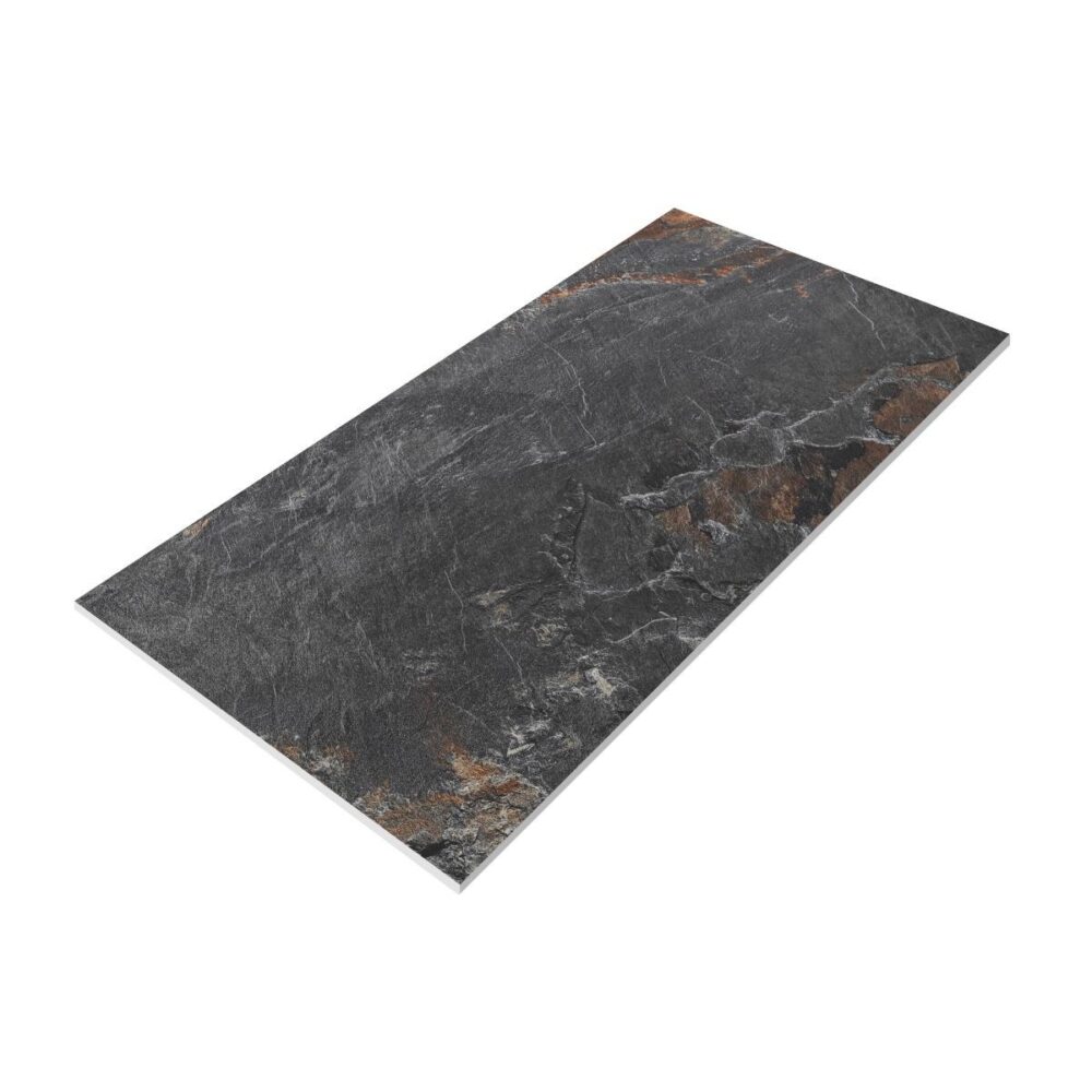 Gresie Stone Rust Nero, 120 x 60 cm, aspect piatră - imagine 3