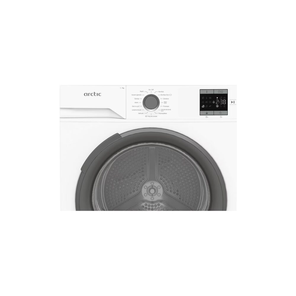Uscător de rufe Arctic A2T17239W, 7 kg, 15 programe, Clasa D - imagine 3