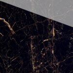 Gresie Golden Black 120x60 cm, aspect marmură neagră