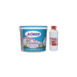 Vopsea lavabilă exterior Kober Fassade cu silicon, 15L + Amorsă 3L