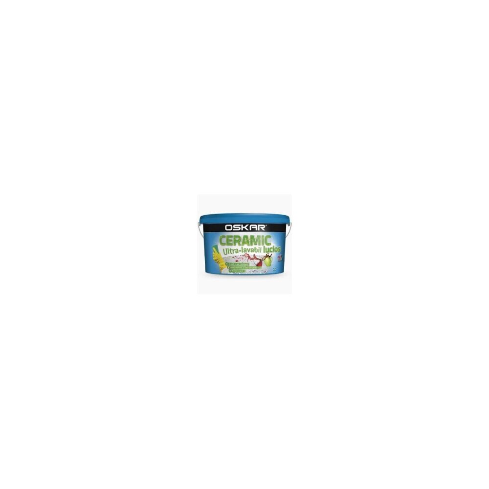 Vopsea ultra-lavabilă lucioasă Oskar Ceramic, 2.5 L - imagine 1