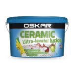 Vopsea ultra-lavabilă lucioasă Oskar Ceramic, 8.5 L