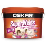 Vopsea super-lavabilă interior Oskar SuperWeiss Satin, 2.5L