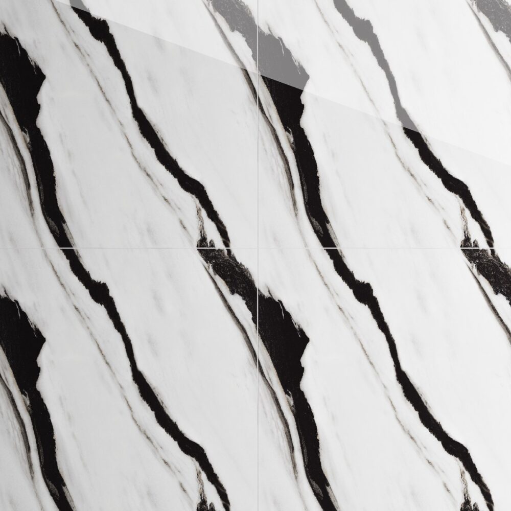 Gresie porțelanată Infinity Panda Black & White, 60 x 120 cm - imagine 1