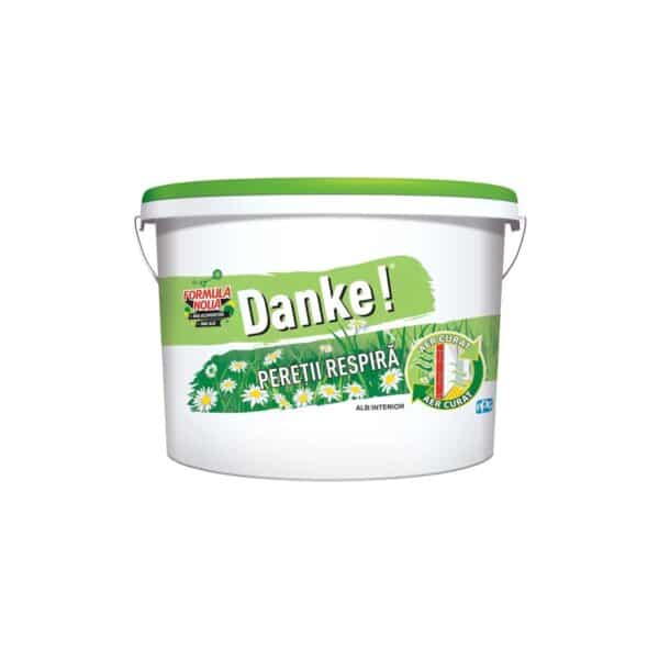 Vopsea lavabilă albă pentru interior Danke!, 8.5 L - imagine 1