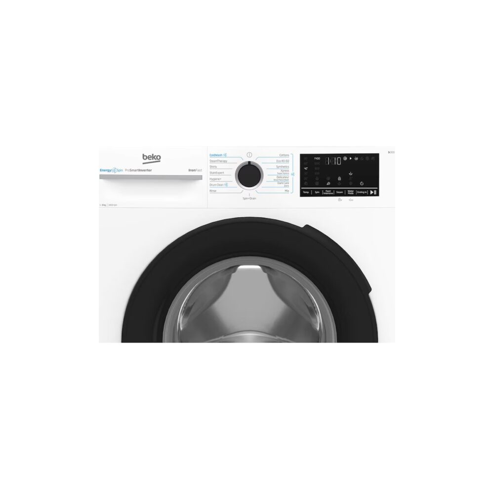 Mașină de spălat rufe Beko BM3WFSU48415WB, 8 kg, 1400 RPM, Clasa A - imagine 3