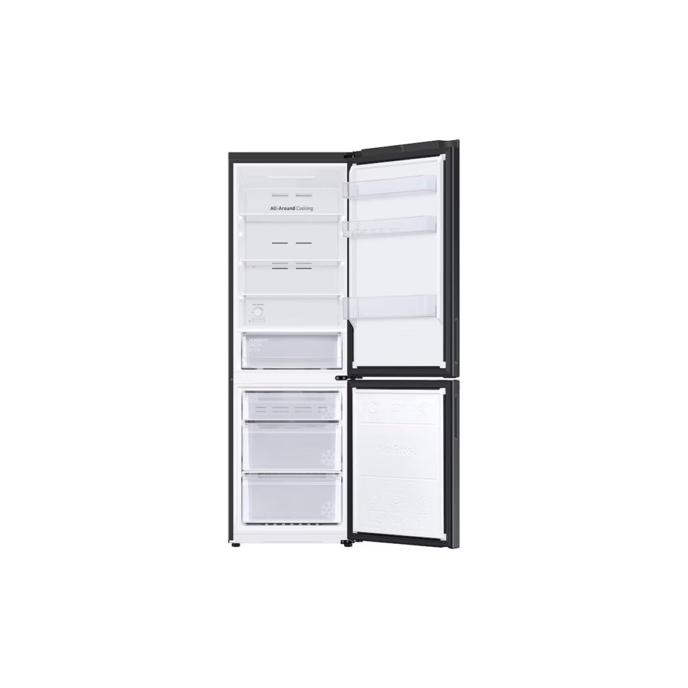 Combină frigorifică Samsung RB33B610EBN, 344L, No Frost, Clasa E, 185 cm, Negru - imagine 2