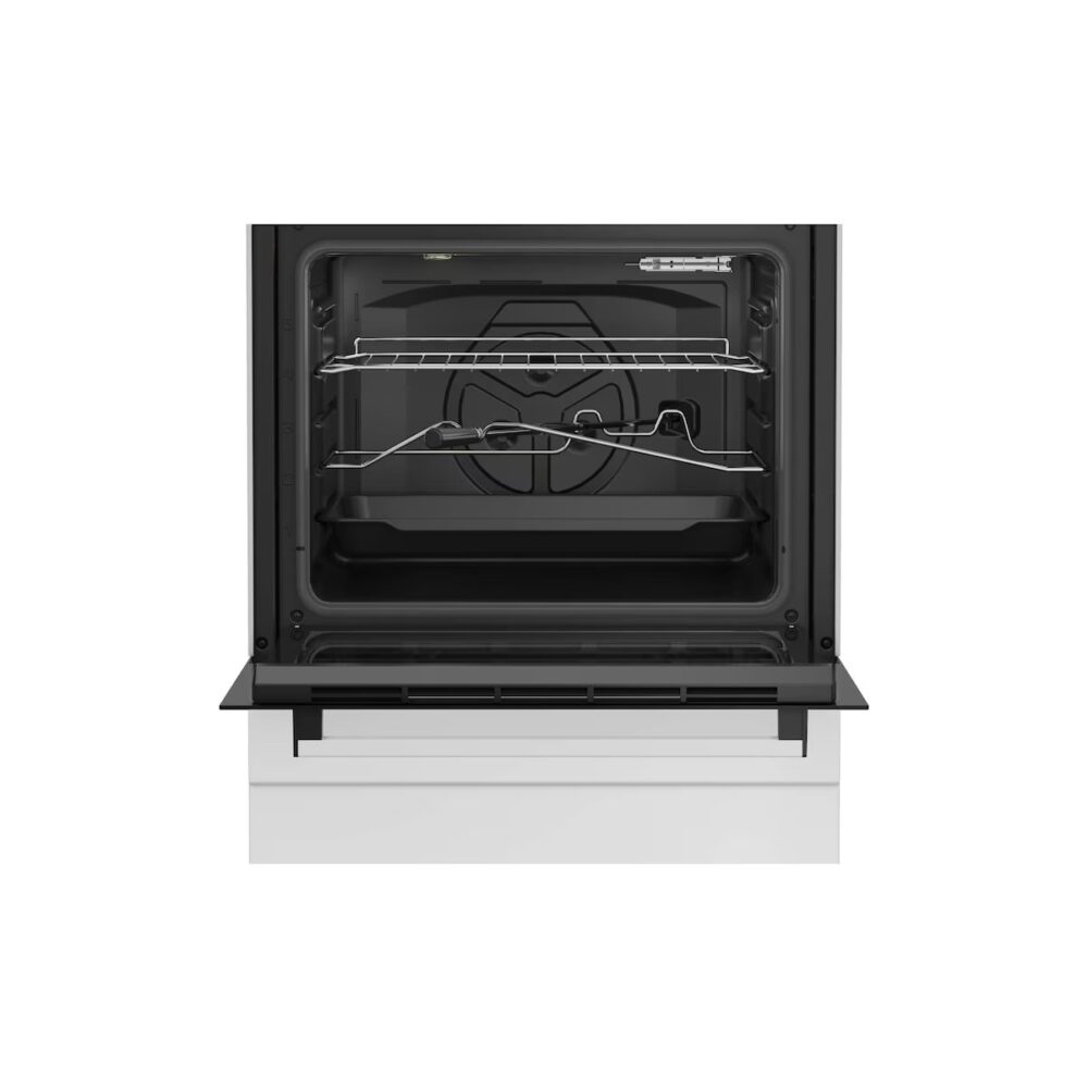 Aragaz Beko FBGT62110GWO, 4 Arzătoare, Gaz, Rotisor, Alb - imagine 4