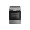 Aragaz Beko FBSE62120XD, 4 Arzătoare, Cuptor Electric, 66 L, Clasa A, Inox - imagine 1