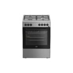 Aragaz Beko FBSE62120XD, 4 Arzătoare, Cuptor Electric, 66 L, Clasa A, Inox