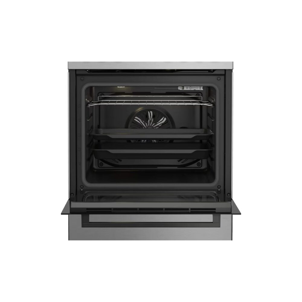 Aragaz Beko FBSE62120XD, 4 Arzătoare, Cuptor Electric, 66 L, Clasa A, Inox - imagine 3