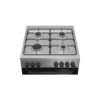 Aragaz Beko FBSE62120XD, 4 Arzătoare, Cuptor Electric, 66 L, Clasa A, Inox - imagine 4