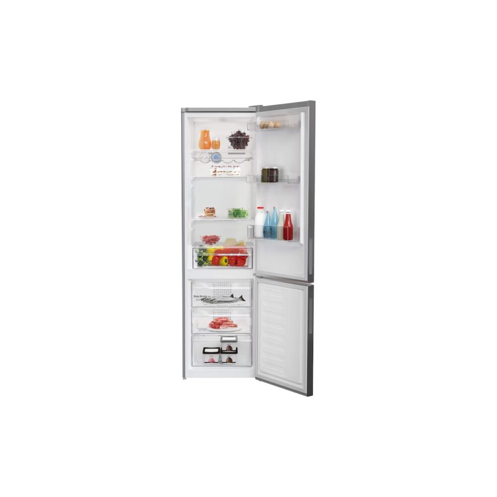 Combină frigorifică Arctic AK60406M40S, 386 L, Garden Fresh, H 202 cm, Argintiu - imagine 3