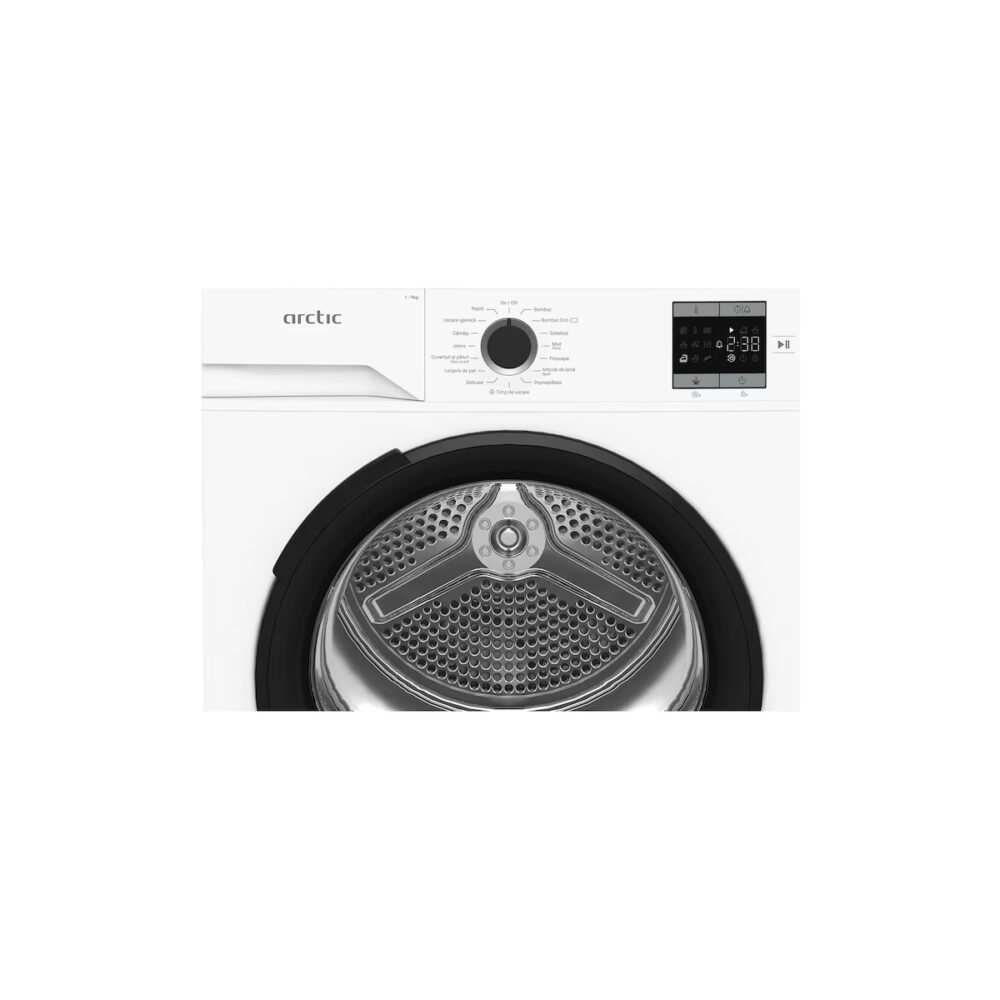 Uscător de rufe Arctic A2T19239W, Capacitate 9 kg, Clasa D - imagine 3