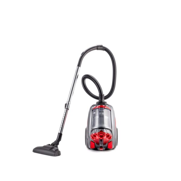 Aspirator fără sac Daewoo RCC-250R/2, Sistem Ultra Cyclonic, Gri/Roșu - imagine 1