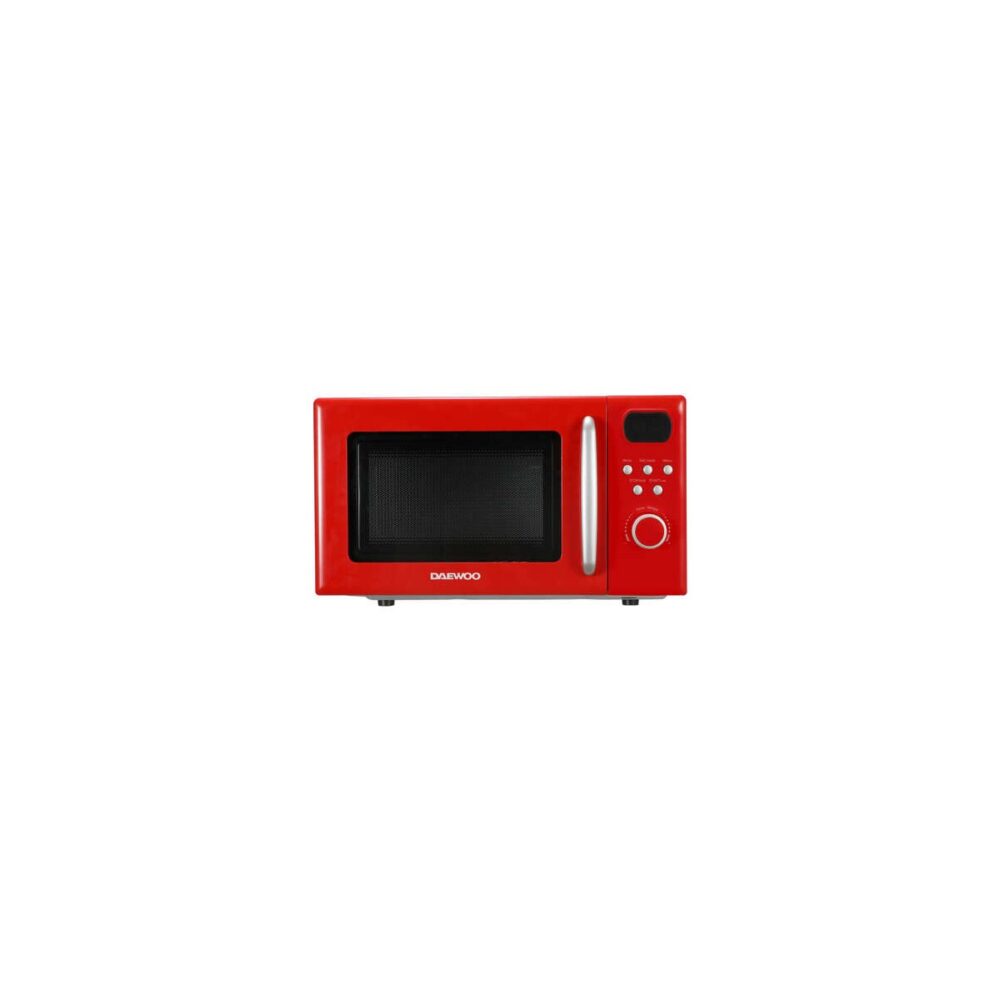 Cuptor cu microunde Daewoo KOR-6S2BR, capacitate 20 litri, 8 programe, Roșu - imagine 1