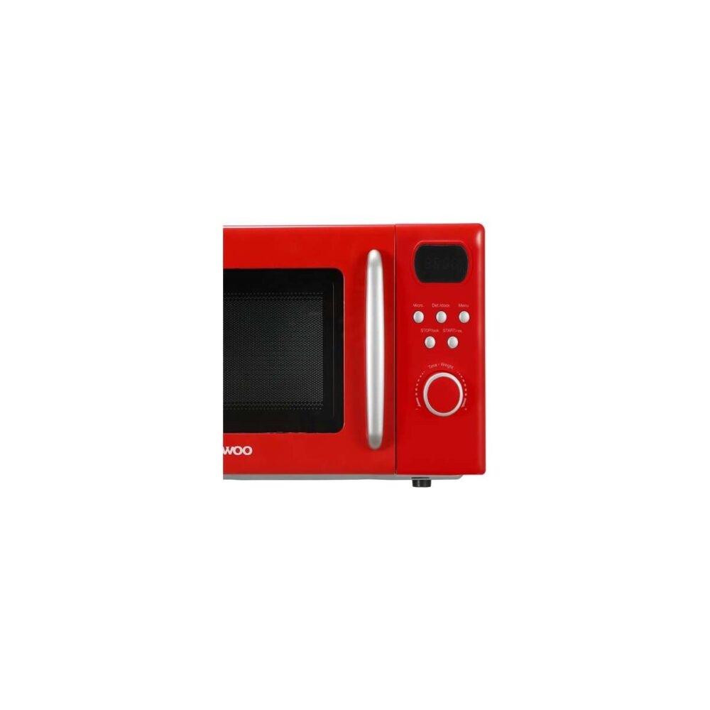 Cuptor cu microunde Daewoo KOR-6S2BR, capacitate 20 litri, 8 programe, Roșu - imagine 2