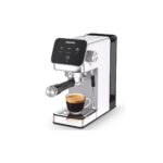 Espressor manual Daewoo DCME1350, Inox/Negru