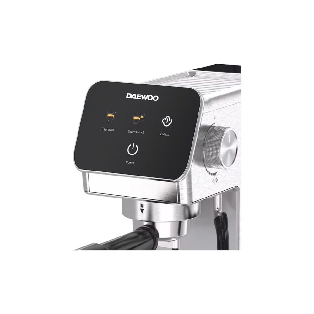 Espressor manual Daewoo DCME1350, Inox/Negru - imagine 3