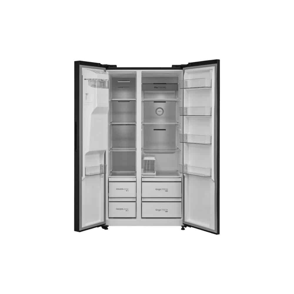 Frigider Side by Side Toshiba GR-RS755WI-PMJ, Origin Inverter, Alloy Cooling, Dozator apă și gheață - imagine 3