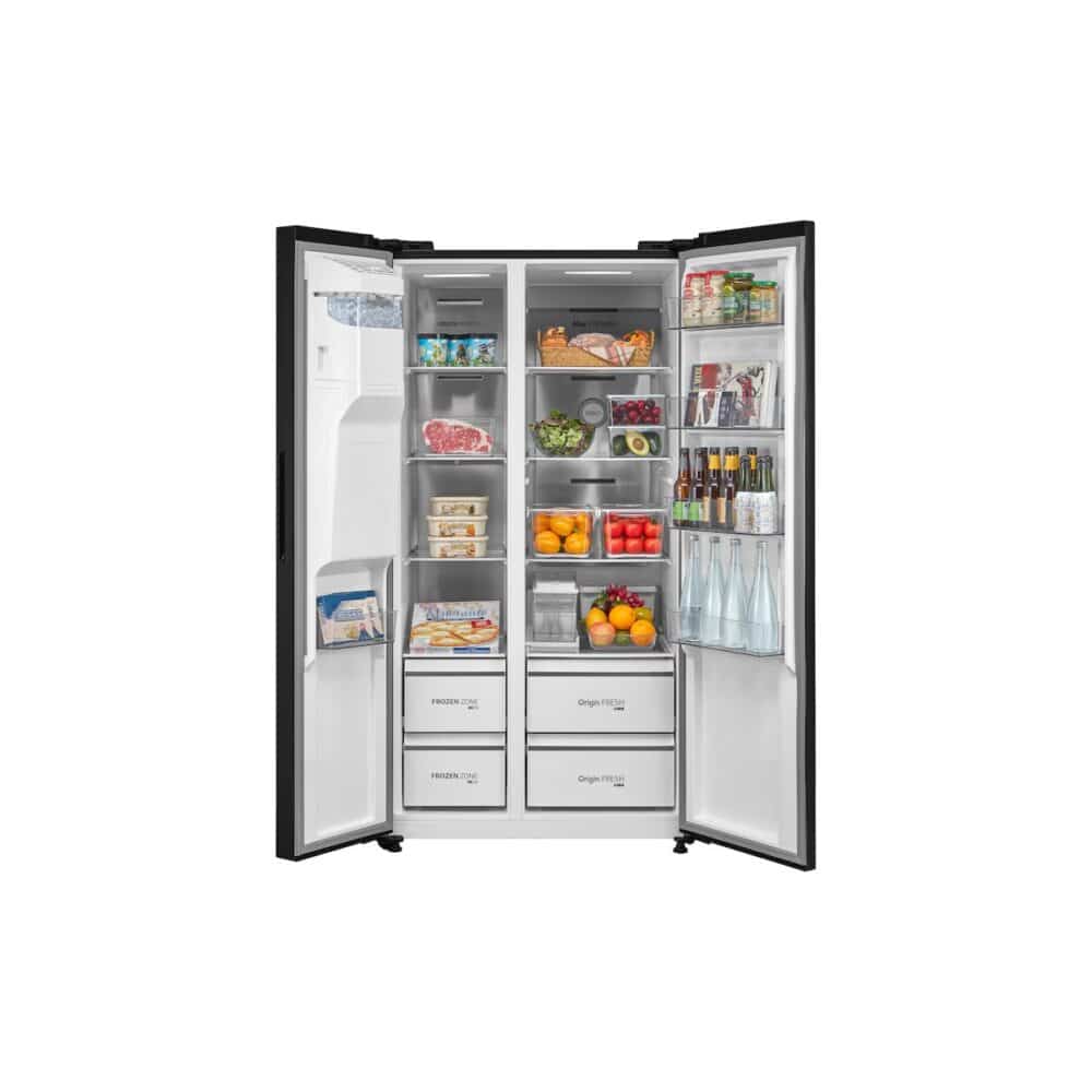 Frigider Side by Side Toshiba GR-RS755WI-PMJ, Origin Inverter, Alloy Cooling, Dozator apă și gheață - imagine 4