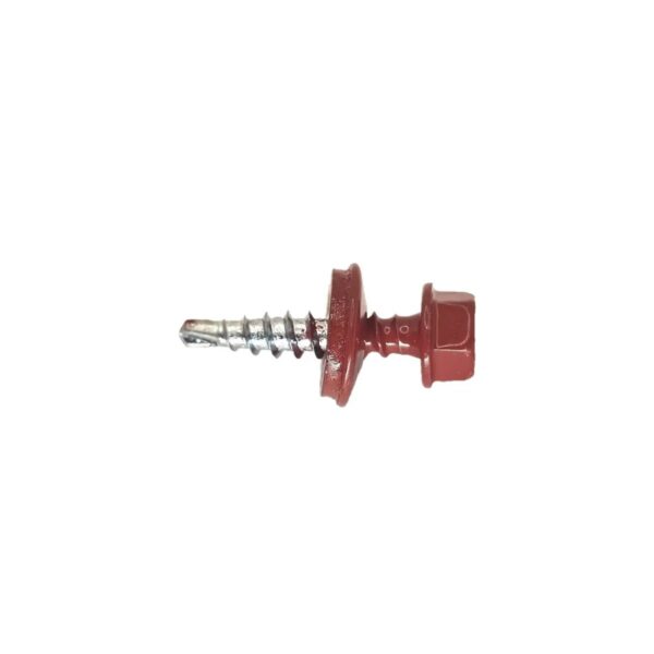 Șurub autoforant Sentosa 4.8 x 25 mm, cap hexagonal, RAL 3011 pentru tablă - imagine 1