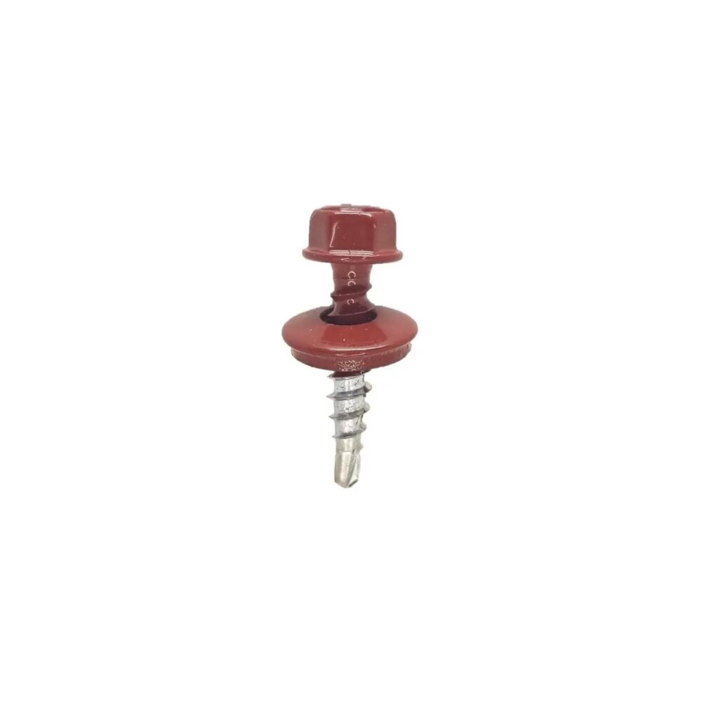 Șurub autoforant Sentosa 4.8 x 25 mm, cap hexagonal, RAL 3011 pentru tablă - imagine 2
