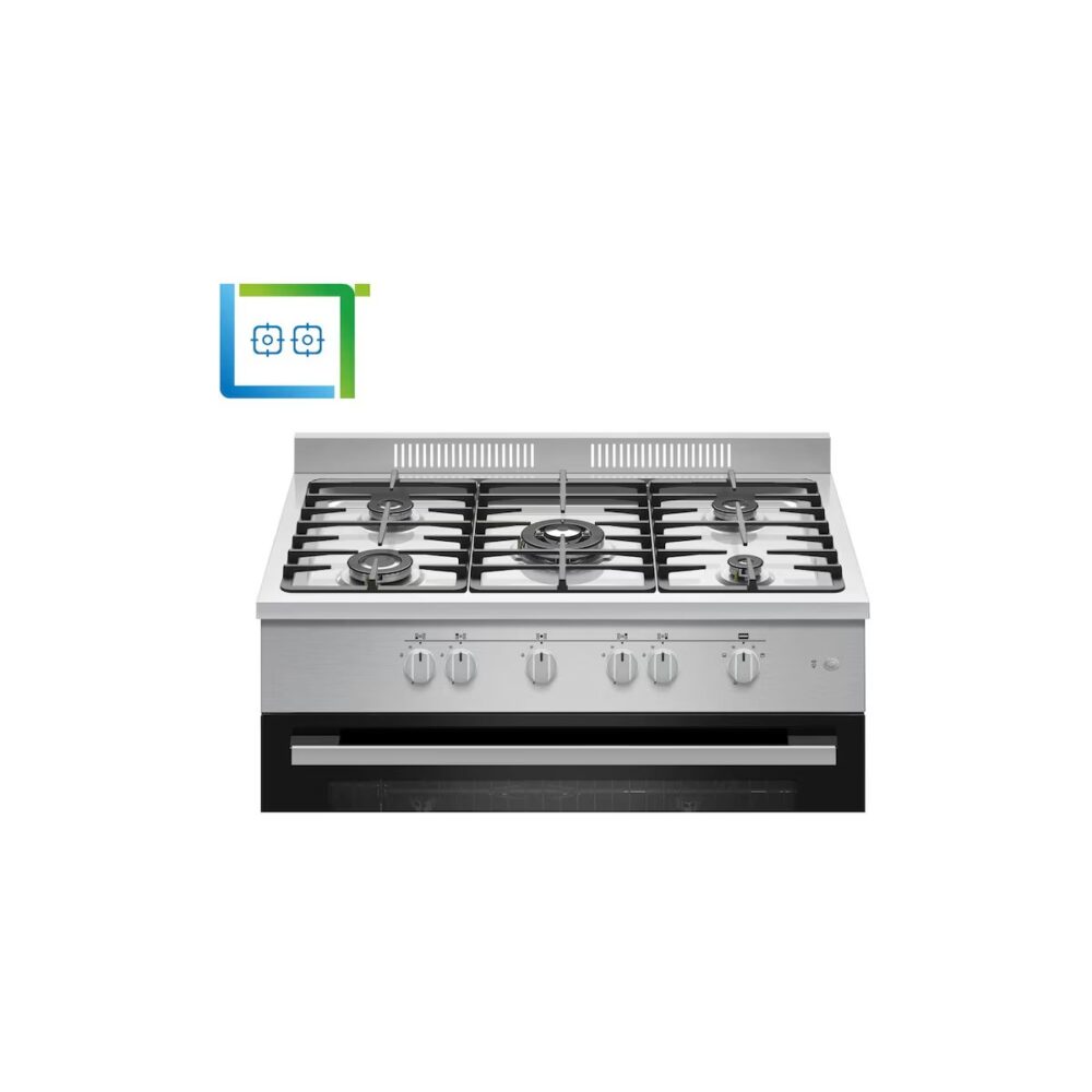 Aragaz semiprofesional Nobeltek NLTSP6903IX/FG1, 5 arzătoare, Inox - imagine 4