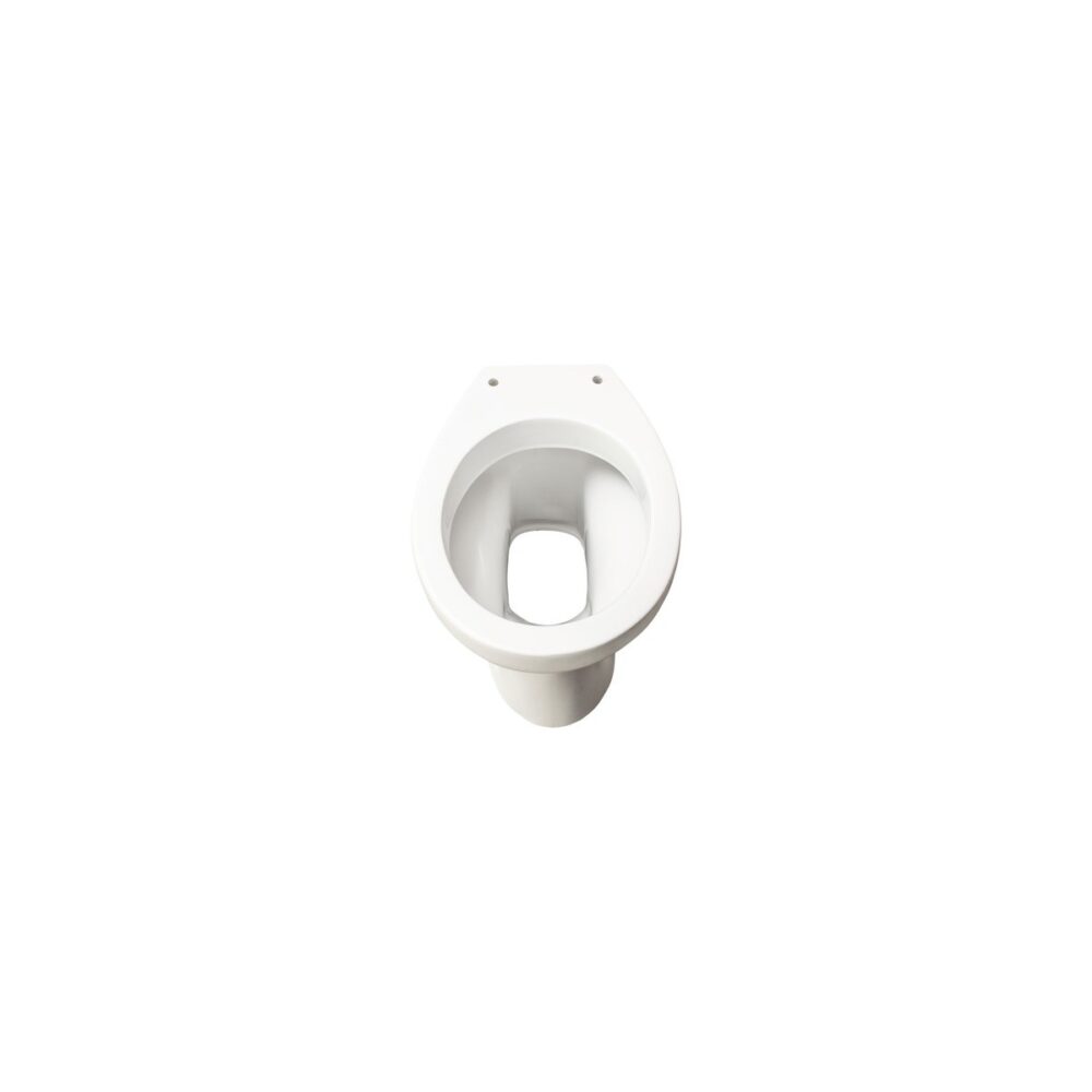 Vas WC pentru curte din ceramică TOP Sanitar, alb - imagine 2
