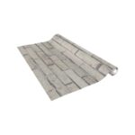 Autocolant decorativ model cărămidă gri, lățime 90 cm