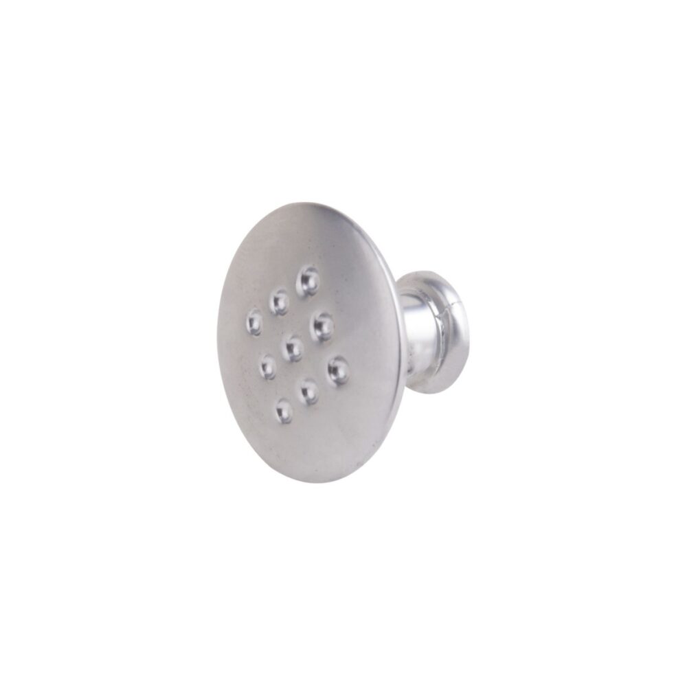Buton mobilier Honest HGT677499, metalic, rotund - imagine 1