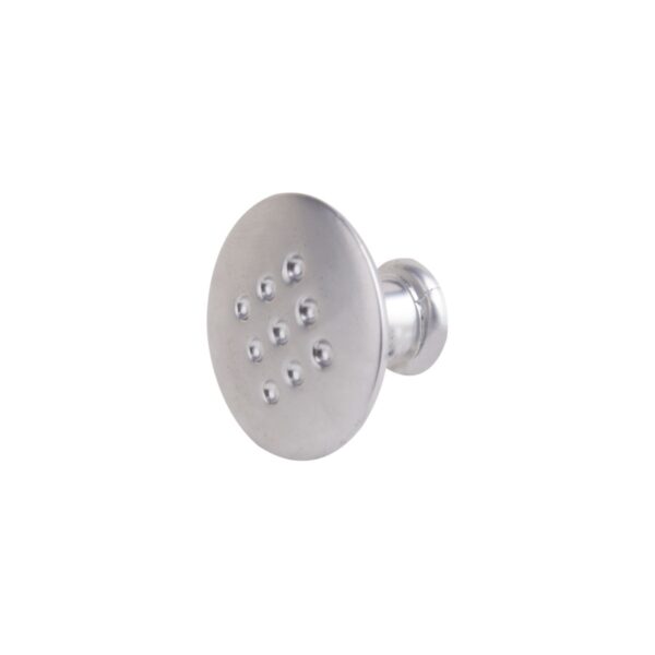 Buton mobilier Honest HGT677499, metalic, rotund - imagine 1