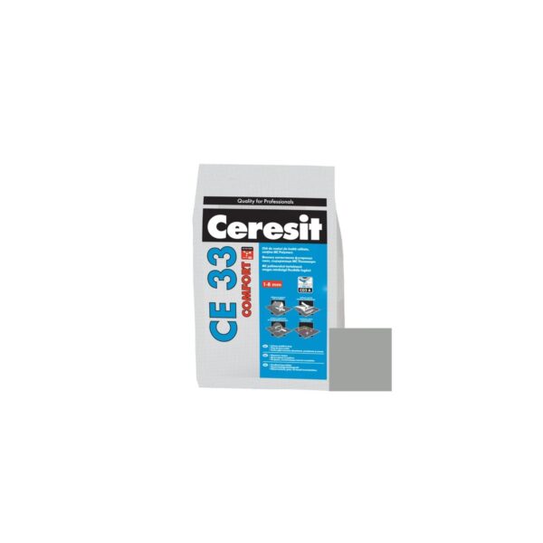 Chit de rosturi Ceresit CE 33 Comfort, Gri 07, 2 kg - imagine 1