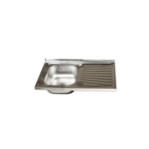 Chiuvetă bucătărie inox Zilan ZLN-1862, 1 cuvă cu picurător - imagine 1