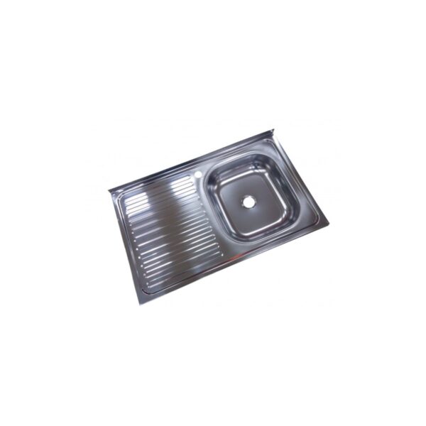 Chiuvetă bucătărie inox Zilan ZLN-6966, 1 cuvă cu picurător - imagine 1