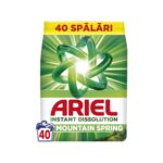 Detergent pudră Ariel Mountain Spring, 40 spălări, 2.6 kg