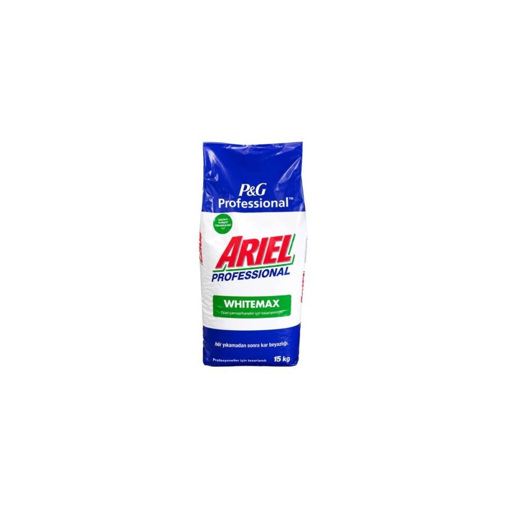 Detergent pudră profesional Ariel Professional White Max, 15 kg - imagine 1