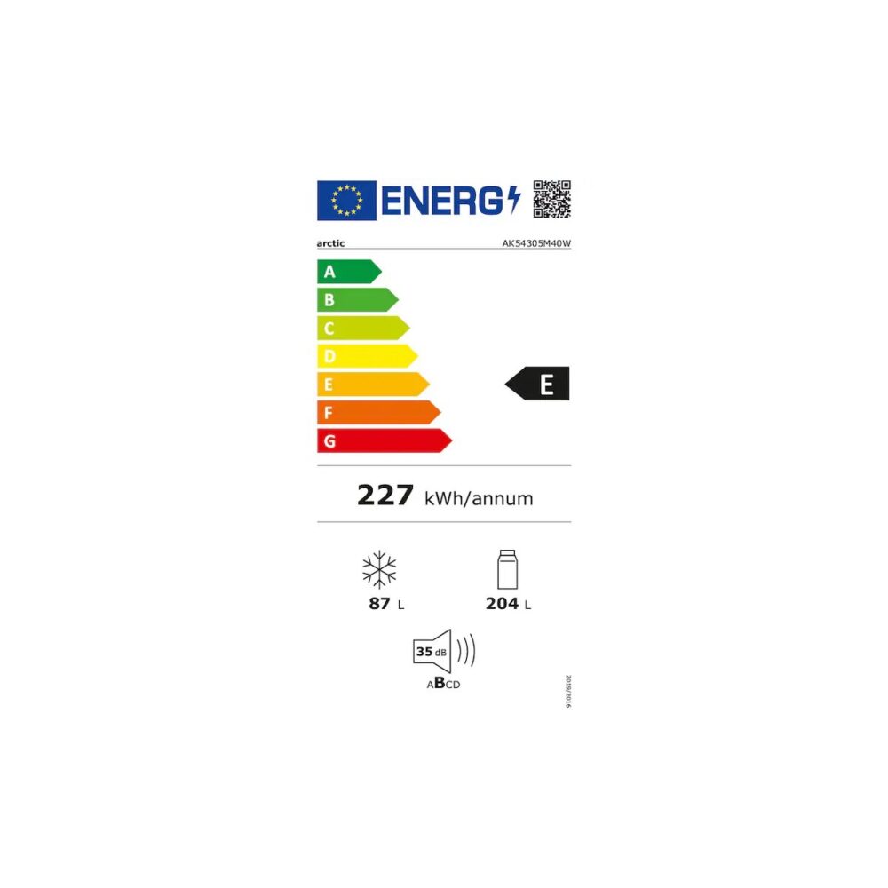 Combină frigorifică Arctic AK54305M40W, 291 L, Clasa E, Garden Fresh, Alb - imagine 4